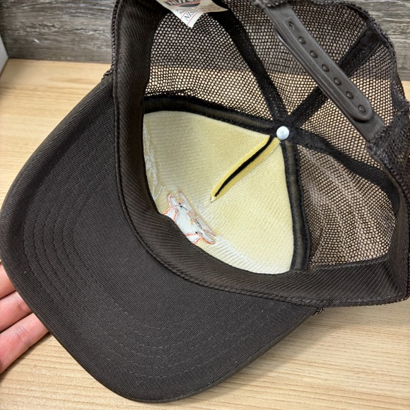 Lost Love NYV Hat Cap Snapback Brown Trucker Adjustable - Picture 7 of 10